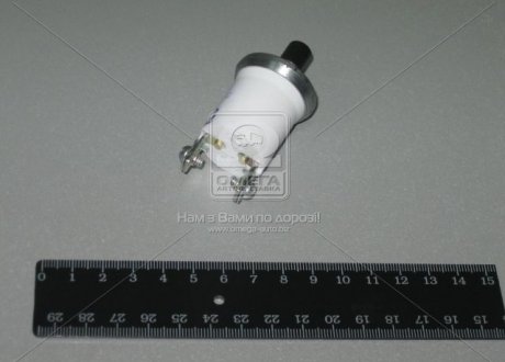 Вимикач кнопковий двуклемовий (вир-во Росія) ВК-322 (фото 1)