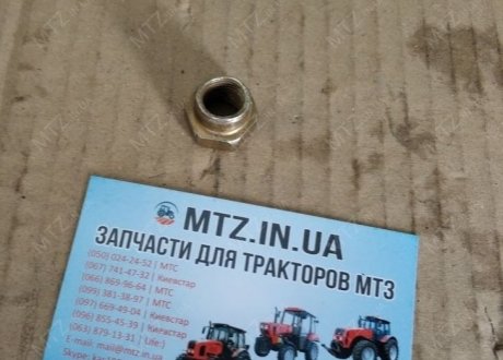 Гайка М12 самоконтр. подвески двиг. болта башмака КАМАЗ (Белебей) 251647 (фото 1)