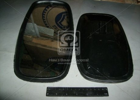 Зеркало боковое КАМАЗ 180х320 плоское метал. (Россия) 5320-8201020 (фото 1)