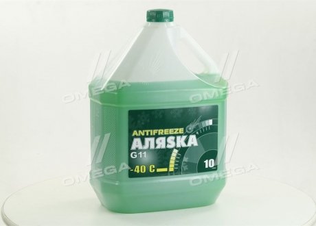 Антифриз Аляsка ANTIFREEZE-40 (зеленый) 10л Делфин Индастри 5523 (фото 1)