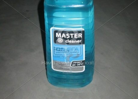 Омивач скла зим. Мaster cleaner -20 Морське. бриз 4л 0-м-ы-в-а-т-е-л-ь (фото 1)