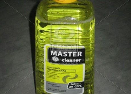 Омыватель стекла зим. Мaster cleaner -20 Цитрус 4л 0-м-ы-в-а-т-е-л-ь (фото 1)