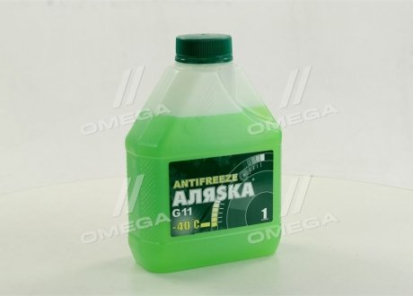 Антифриз АЛЯСКА -40 1л зелений 5063 (фото 1)