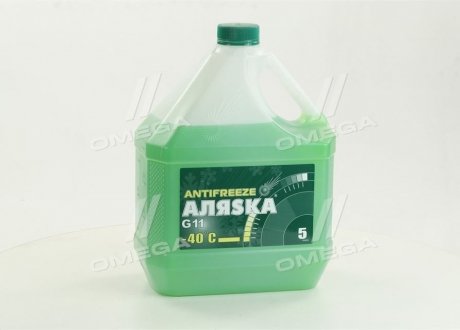 Антифриз АЛЯСКА -40 5л зелений 5062 (фото 1)