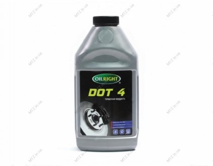 Жидкость торм. DOT-4 OIL RIGHT 390г Н/в 2646