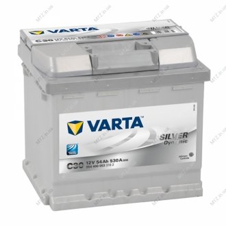 Аккумулятор 54Ah-12v SD(C30) (207x175x190),R,EN530 VARTA 554 400 053 (фото 1)
