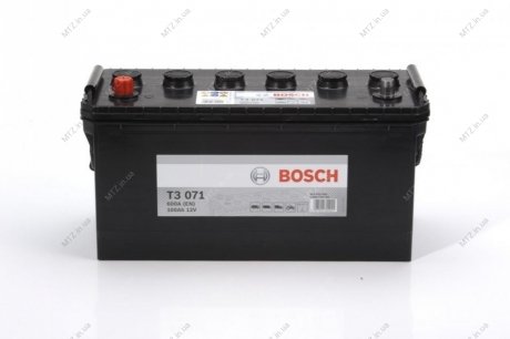 Акумулятор 100Ah-12v (T3071) (413x175x220),L,EN600 BOSCH 0092T30710 (фото 1)
