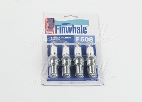Свічка запалювання ВАЗ 2108-2109 (компл.4 шт) (вир-во) Finwhale F508 (фото 1)