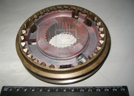 Муфта синхронизатора 1-2, 3 пер. з/х со ступицей (ГАЗ) 3309-1701124 (фото 1)