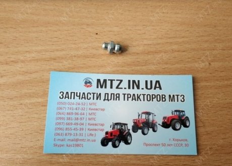 Маслянка ГАЗ, УАЗ М6 х1 пряма (мала) (куплен. ГАЗ) 264072-П29 (фото 1)