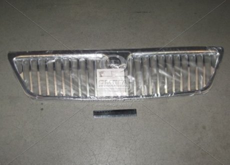 Фото 1 - решетка радиатора ГАЗ 3302 нов.обр.(хром) (г.Н.Новгород) 3302-8401020-20 Решетка радиатора ГАЗ 3302 нов.обр.(хром) (г.Н.Новгород) 3302-8401020-20 (фото 1)