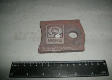 Вкладыш кронштейна рессоры передн. МАЗ боковой (Беларусь) 500-2912448-Б (фото 1)