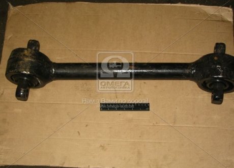 Фото 1 - штанга реактивная МАЗ L=595мм нерегулир. с сайлент. нижняя в сб. (БААЗ) 64221-2919014 Штанга реактивная МАЗ L=595мм нерегулир. с сайлент. нижняя в сб. (БААЗ) 64221-2919014 (фото 1)