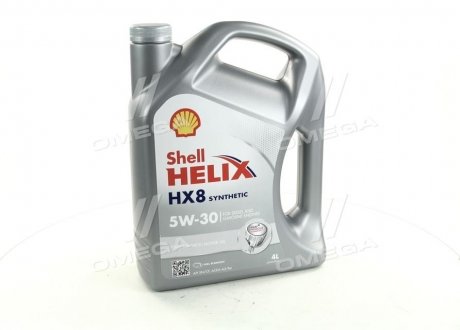 Олива моторн. Helix HX8 SAE SN/CF (Канистра 4л) SHELL 5W-30 (фото 1)