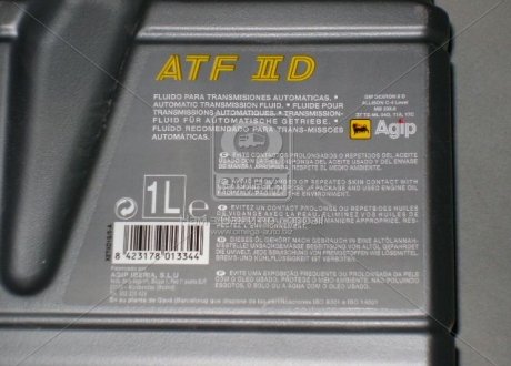Масло трансмисс. AGIP (Канистра 1л) ATF II D (фото 1)