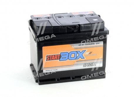 Аккумулятор 60Ah-12v StarBOX Special (242x175x190),R,EN510 6СТ- 60 Аз (фото 1)