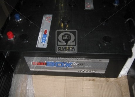 Акумулятор 190Ah-12v StarBOX Econom (513x189x230),R,EN1150 6СТ- 190 Аз (фото 1)