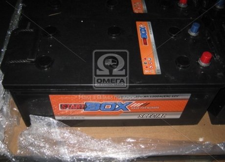 Акумулятор 190Ah-12v StarBOX Special (513x223x223),L,EN1200 6СТ- 190 Аз (фото 1)