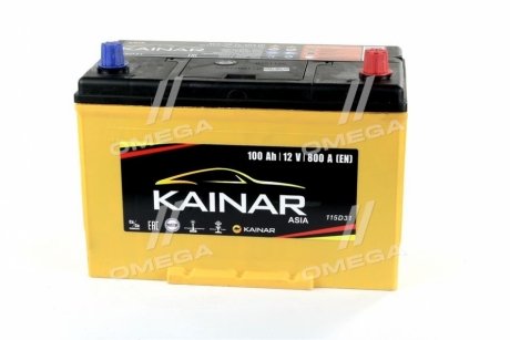 Аккумулятор 100Ah-12v Asia (304x173x220),R,EN800 KAINAR 090 341 0 110 (фото 1)