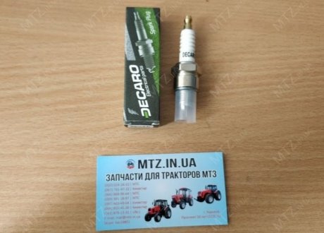 Свічка запалювання ГАЗ-53, ЗІЛ-130 DECARO DW14F (фото 1)