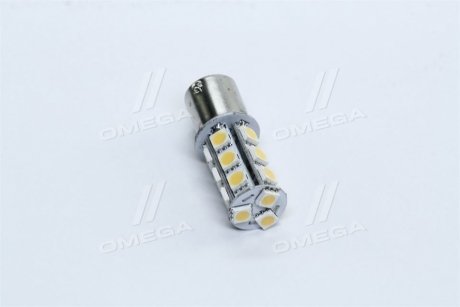 Лампа цоколь габарит, стоп, поворот, подсветка салона, номера S25 (18SMD) BA15S 24V WHITE<> TEMPEST Tmp-01S25-24V (фото 1)