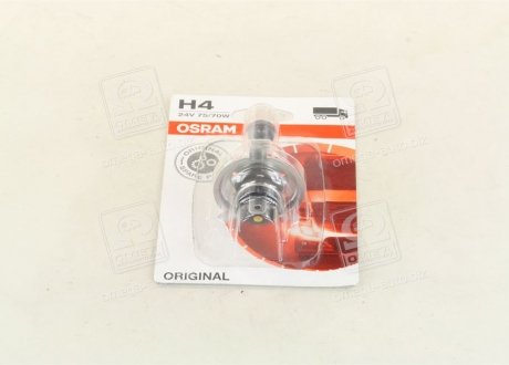 Лампа H4 24V 75/70W P43t (1 шт) blister (OSRAM) 64196-01B-BLI (фото 1)