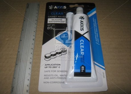 Герметик прокладок прозрачный 85гр AXXIS VSB-007 (фото 1)
