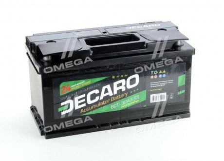 Аккумулятор 92Ah-12v DECARO (353х175х190),R,EN800 6СТ-92 АЗЕ (0) (фото 1)