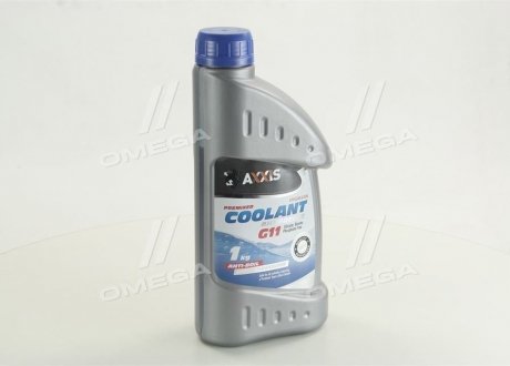 Антифриз BLUE G11 Сoolant <AXXIS> (синій) (Каністра 1кг)) 48021029830 (фото 1)