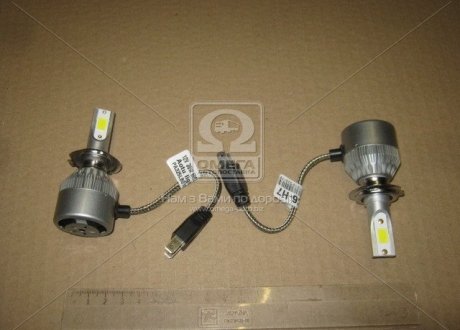 Лампа LED C6 H7 12V радіатор із вентил. (метал. корпус) 6000К (Китай) Н7 6000K (фото 1)