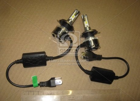 Лампа LED T21 H4 9-32V 9-32V 30W радіатор із вентил. 6000К (Китай) Н4 6000K (фото 1)