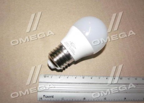 Лампа светодиодная 220V, E27, 7W, 4100K, G45 (Китай) 31001000 (фото 1)