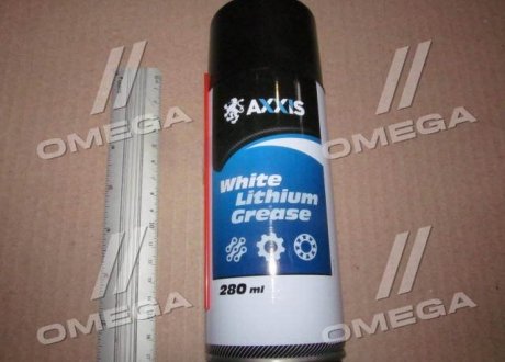 Смазка-спрей белая литиевая 280ml <AXXIS> G-2014A-280 (фото 1)
