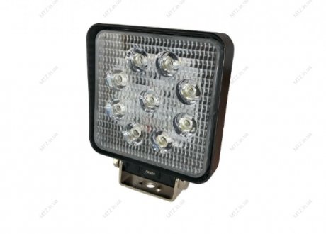 Фара LED квадратна 27W, 9 ламп, 110*110*25мм, широкий промінь 12/24V (Китай) 27001998 (фото 1)