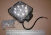 Фара LED квадратная 27W, 9 ламп, 110*110*25мм, широкий луч 12/24V (Китай) 27001998 (фото 2)