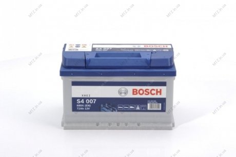 Акумулятор 72Ah-12v (S4007) (278x175x175),R,EN680 BOSCH 0092S40070 (фото 1)