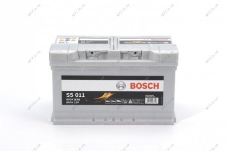 Акумулятор 85Ah-12v (S5011) (315x175x190),R,EN800 BOSCH 0092S50110 (фото 1)