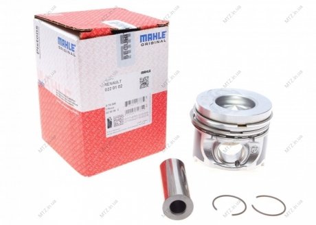 Поршень двигателя RENAULT 76,50 K9K 1,5TD d26 Knecht-Mahle 022 01 02 (фото 1)