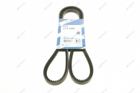 Ремень клиновой AVX 13х1450 (Bosch) BOSCH 1 987 947 623