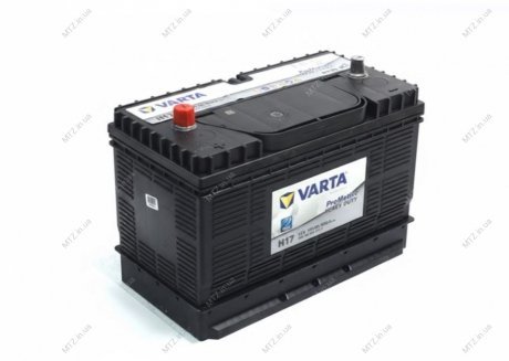 Аккумулятор 105Ah-12v ProMotive SLI (H17) (330х172х238),L,EN800 клеммы по центру VARTA 605 102 080