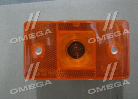Фонарь габаритный боковой со световозвращ., оранж, 12В, 124х69х51 Руслан-комплект ФГС-117 (фото 1)
