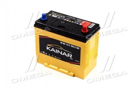 Аккумулятор 50Ah-12v KAINAR Asia (236x129x220),R,EN450 тонк.клемы 045 343 0 110 ЖЧ (фото 1)