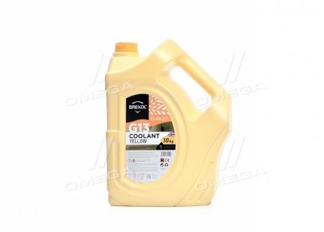 Антифриз BREXOL YELLOW G13 Antifreeze (желтый) 10kg Antf-019 (фото 1)