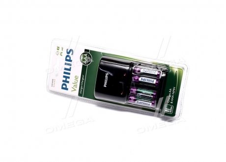Зарядное устройство 4x AAA Ni-MH 800mAh Philips SCB1450NB/12 (фото 1)