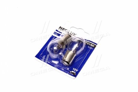 Лампа допоможуть. освітлення P21/5W 12V 21/5W BAY15d (Blister 2шт) (Neolux) OSRAM N380-02B