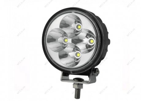 Фара LED кругла 12W, 4 лампи, вузький промінь <> Дорожная карта DK B2-12W-B (фото 1)