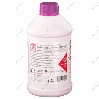 Антифриз фиолетовый Ready Mix -35C G12++ (Канистра 1л) FEBI BILSTEIN 172018 (фото 1)