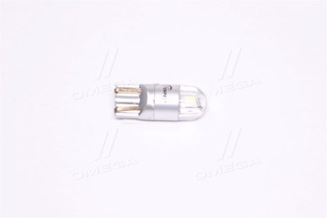 Лампа LED б/ц габарит,панель приборов, салон 12V T10 (W5W) w2.1x9.5d 2SMD N.P WHITE <> TEMPEST Tmp-L11203HW