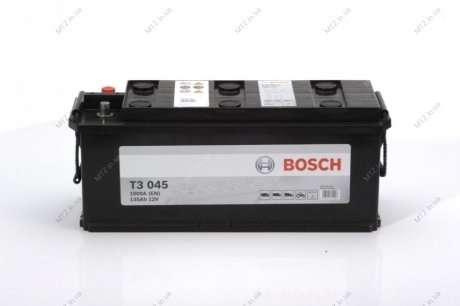 Акумулятор 135Ah-12v (T3045) (514x175x210),L,EN1000 (1-й сорт) BOSCH 0092T30450 (фото 1)