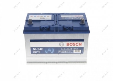 Акумулятор 85Ah-12v EFB (S4E42) (304x173x219),R,EN800 Азія BOSCH 0092S4E420 (фото 1)